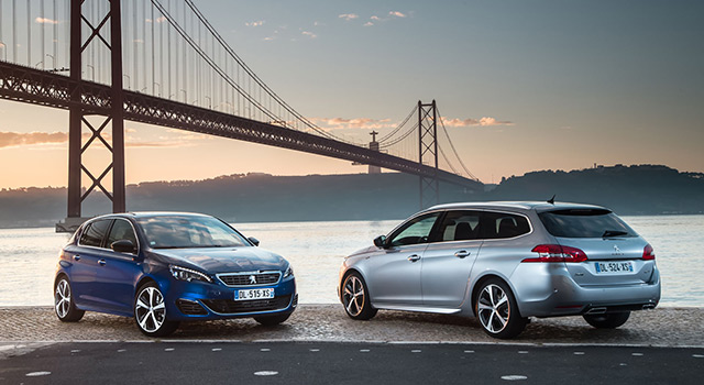 Photos officielles des essais de la Peugeot 308 GT