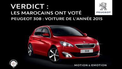 Photo of La Peugeot 308 est la Voiture de l’Année 2015 au Maroc !