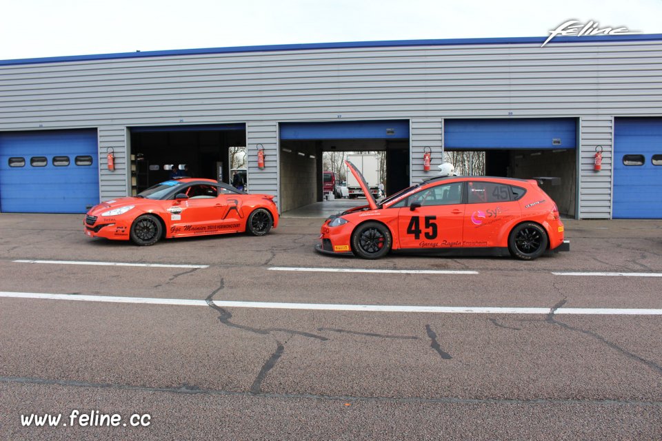 Peugeot RCZ R et Seat Leon Supercopa - Caillet Racing Team