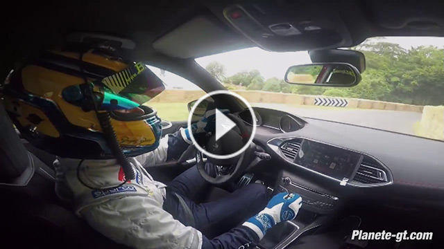 Vidéo : la Peugeot 308 GTi au Goodwood Festival of Speed 2015 !