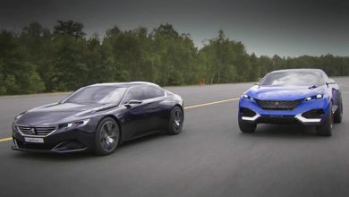 Vidéo : les concept-cars Peugeot Exalt et Quartz sur le circuit de Mortefontaine