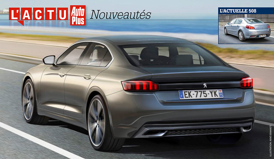 Photos nouvelle Peugeot 508 II : prévue pour 2017 !