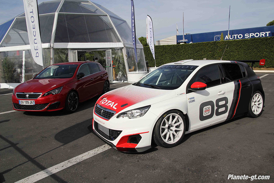 Peugeot 308 Racing Cup & 308 GTi by Peugeot Sport sur le circuit du Castellet