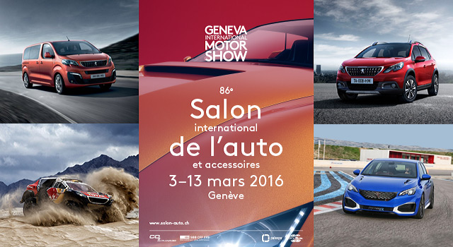 Peugeot au Salon de l'automobile de Genève 2016