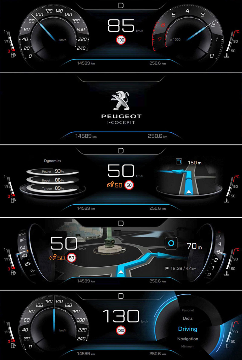 Peugeot dévoile le nouvel intérieur i-Cockpit de la Peugeot 3008 II