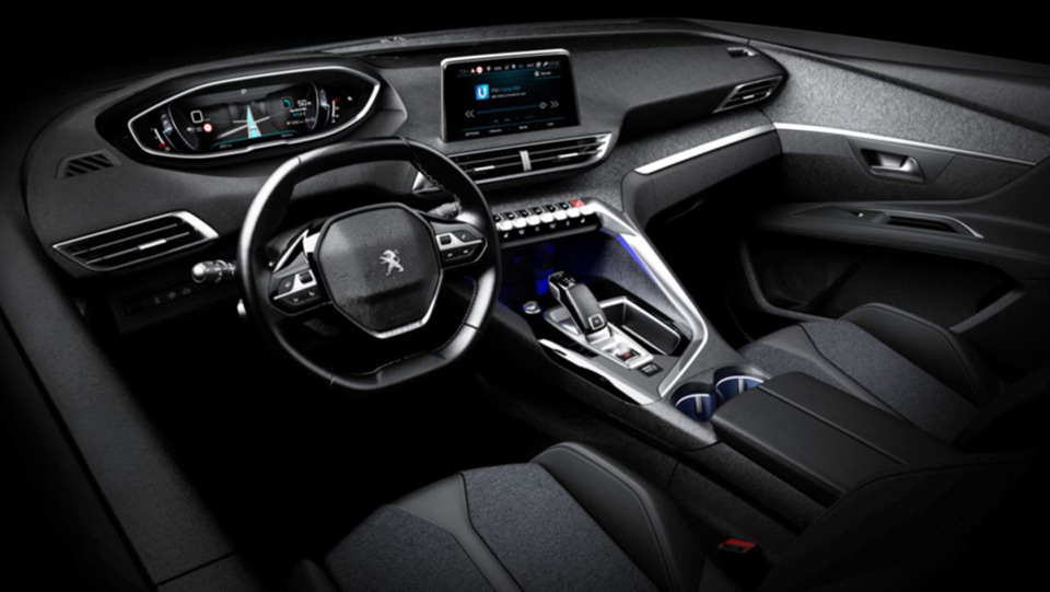 Photo officielle intérieur i-Cockpit nouvelle Peugeot 3008 II