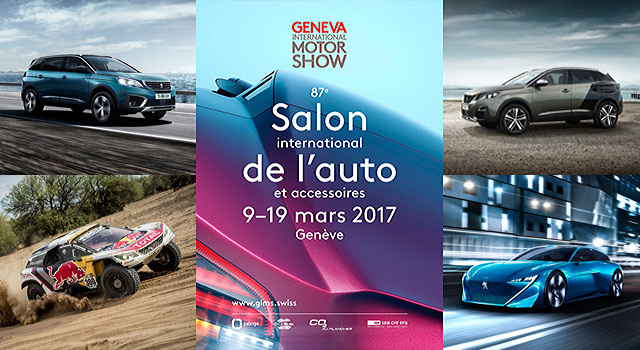 Peugeot au Salon de l’automobile de Genève 2017