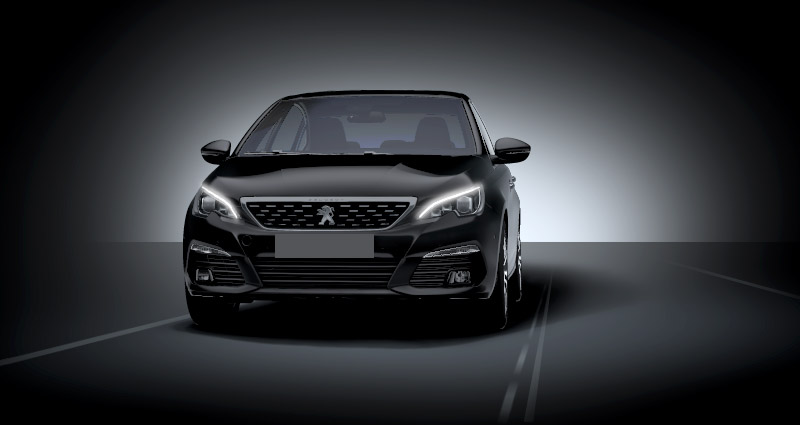 Photo face avant Peugeot 308 restylée (2017)