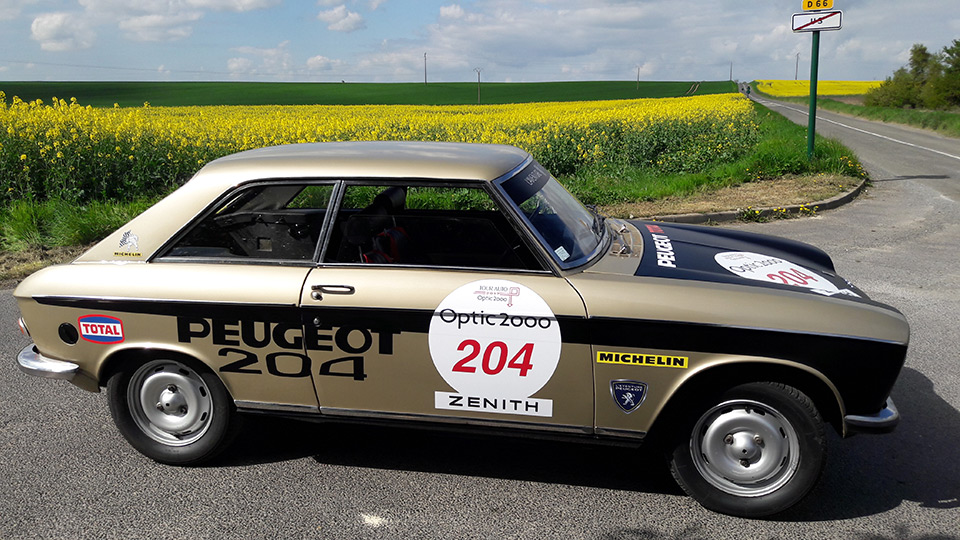 Peugeot 204 Coupé - Tour Auto 2017