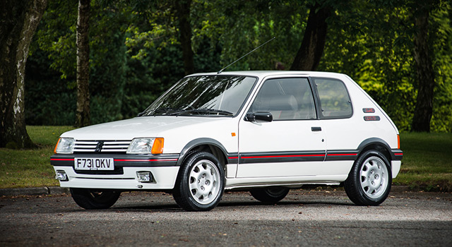 Vente aux enchères : 42 900 € pour cette Peugeot 205 GTI !