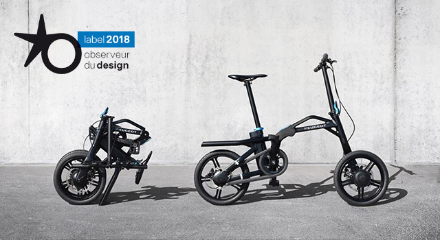 Peugeot eF01 : le vélo pliant récompensé par l’Observeur du Design 2018 !