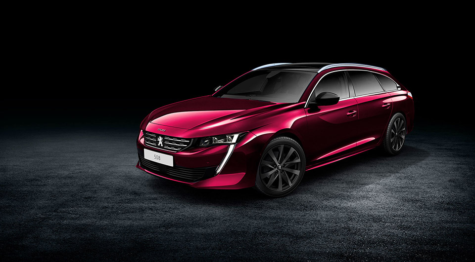 Photo illustration Peugeot 508 SW II