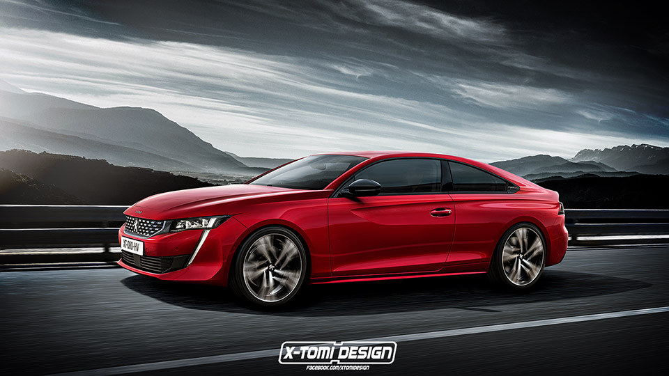 Photo illustration Peugeot 508 Coupé II