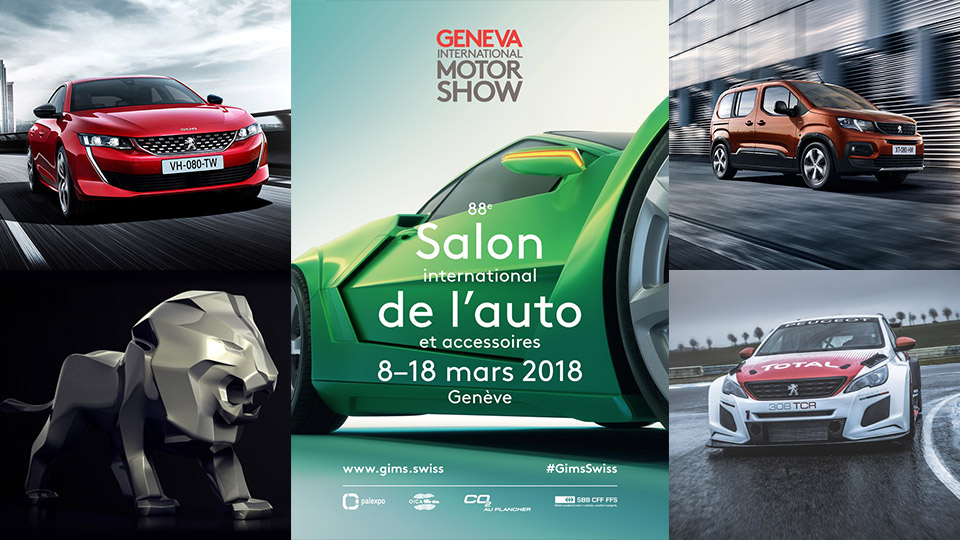 Peugeot au Salon de l'automobile de Genève 2018