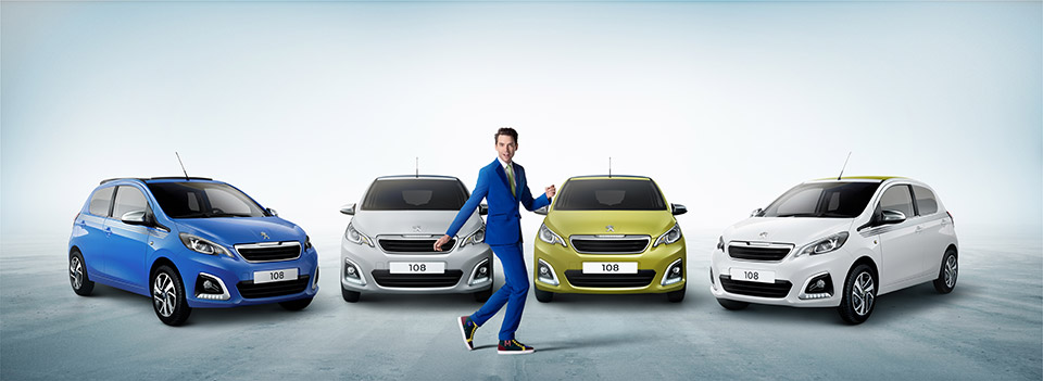 Nouvelle publicité Peugeot 108 Collection avec Mika - 2018