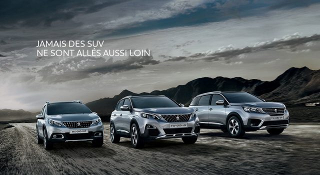 Chiffres de ventes mars 2018 : Peugeot domine le segment des SUV