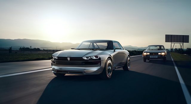 Photos & Vidéo : Peugeot e-Legend Concept, une 504 Coupé revisitée de manière futuriste