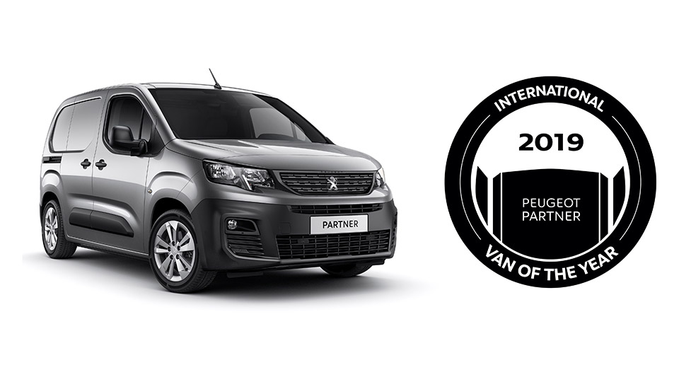 Le nouveau Peugeot Partner élu International Van Of The Year 2019 !