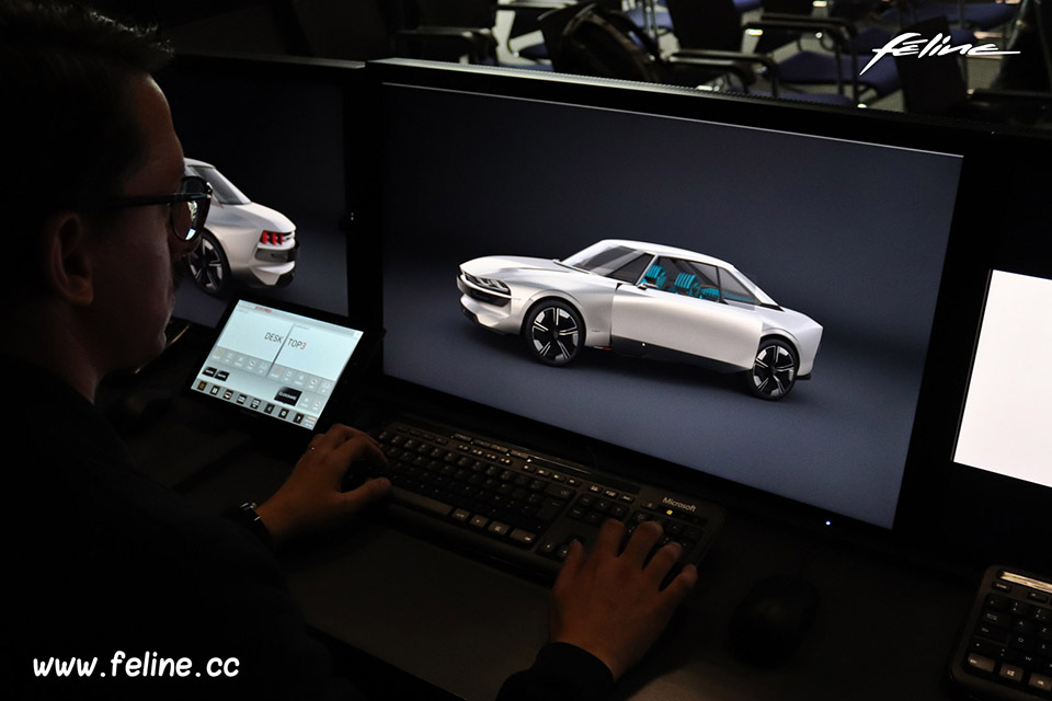 Photo conception 3D Peugeot e-Legend Concept (2018)