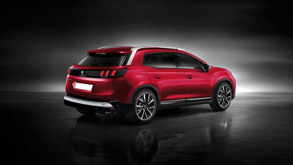 Photo illustration future Peugeot 2008 II (2020)