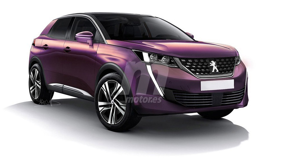 Photo illustration future Peugeot 2008 II (2020)