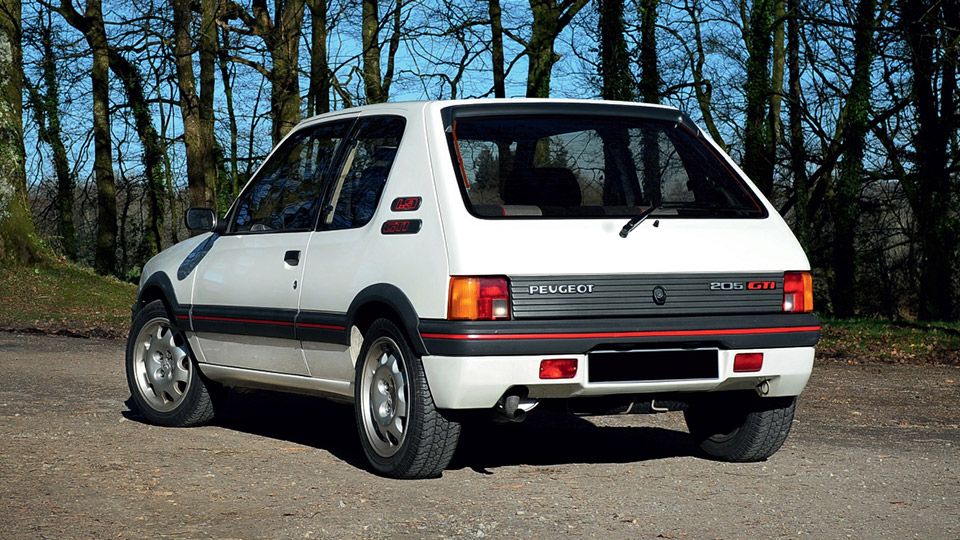 Photo Peugeot 205 GTi vente enchères 2019