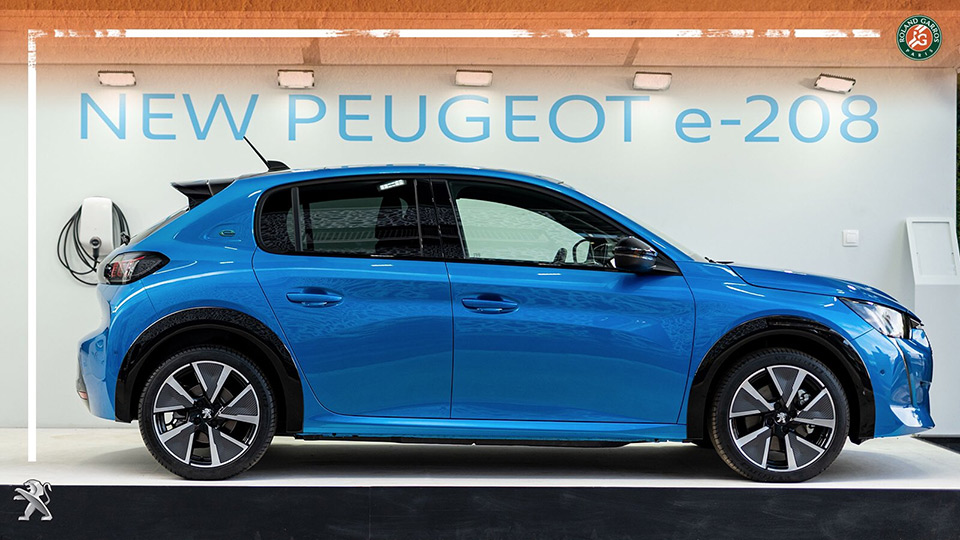 La nouvelle Peugeot 208 II présentée à Roland-Garros 2019