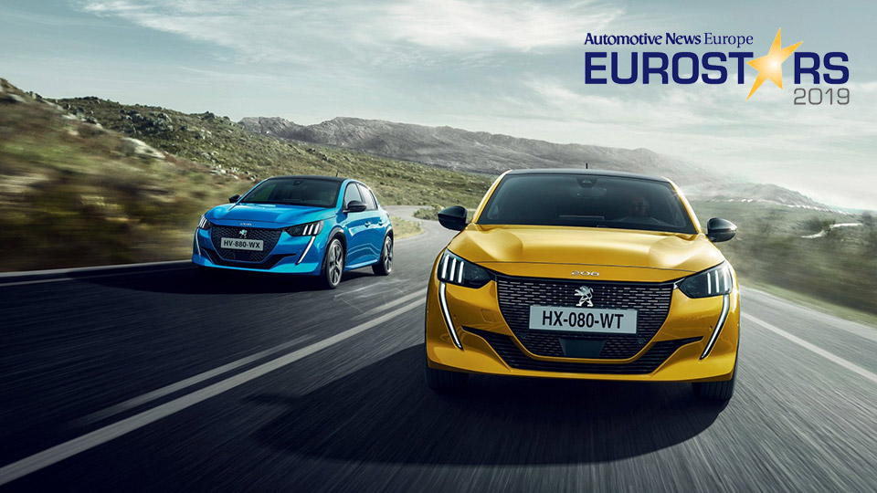 La Peugeot 208 II reçoit le prix Eurostar de la voiture particulière 2019 !