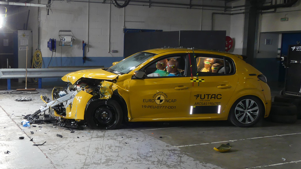 La nouvelle Peugeot 208 II décroche 4 étoiles au crash test Euro NCAP !