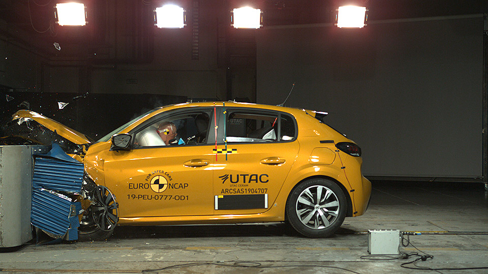 La nouvelle Peugeot 208 II décroche 4 étoiles au crash test Euro NCAP !