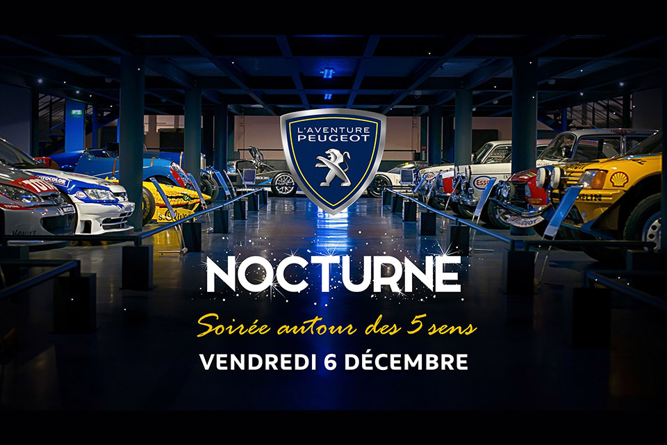 La Nocturne du Musée de l’Aventure Peugeot revient le 6 décembre 2019 !