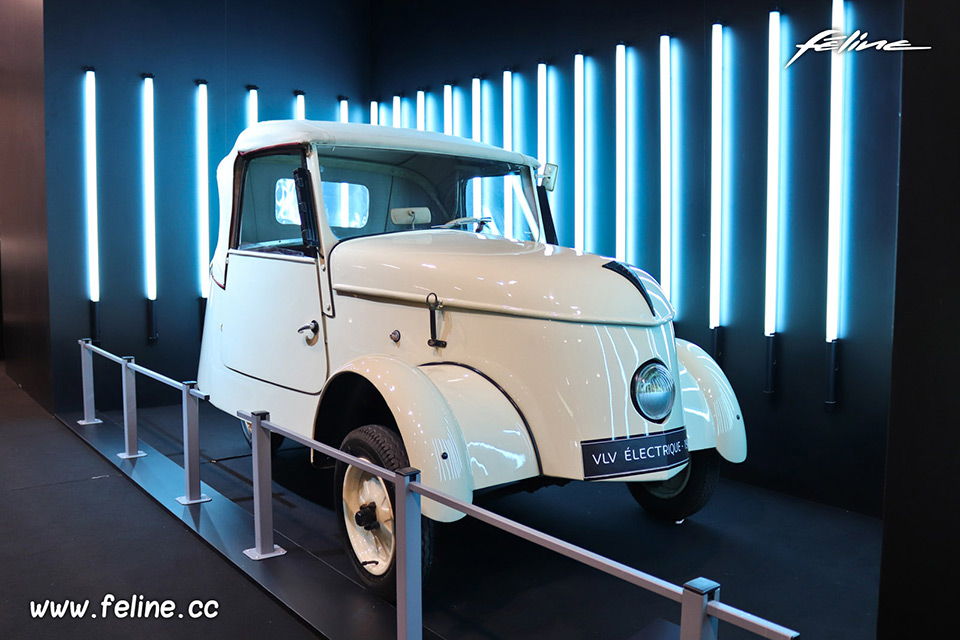 Photo Peugeot VLV (1941) électrique – Salon Rétromobile 2020