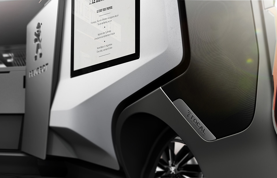 Photo système audio Hi-Fi Focal Peugeot Bistrot du Lion Concept