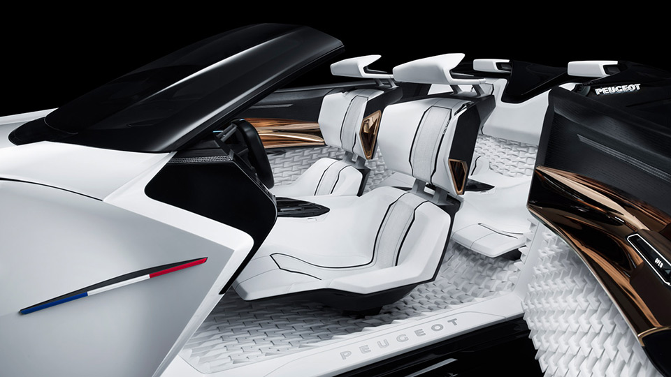 Photo système Hi-Fi Focal concept Peugeot Fractal