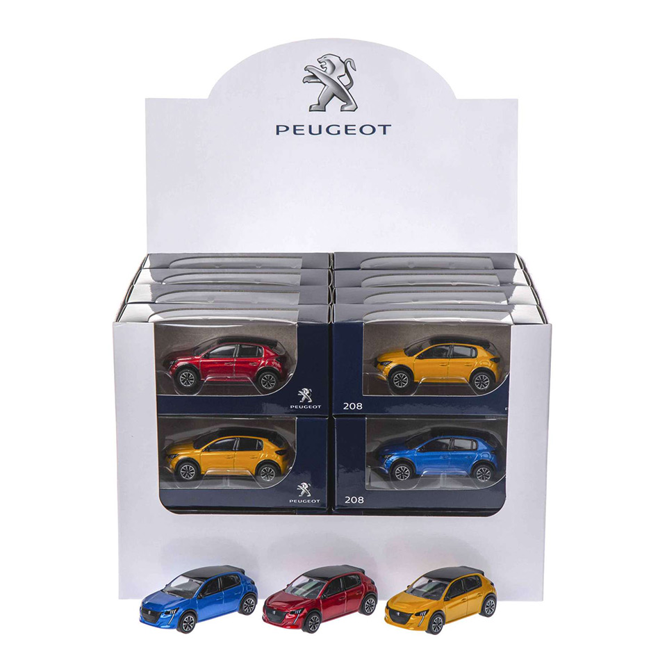 Les miniatures de la nouvelle Peugeot 208 II