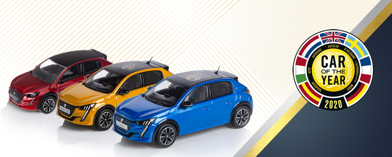 Les miniatures de la nouvelle Peugeot 208 II