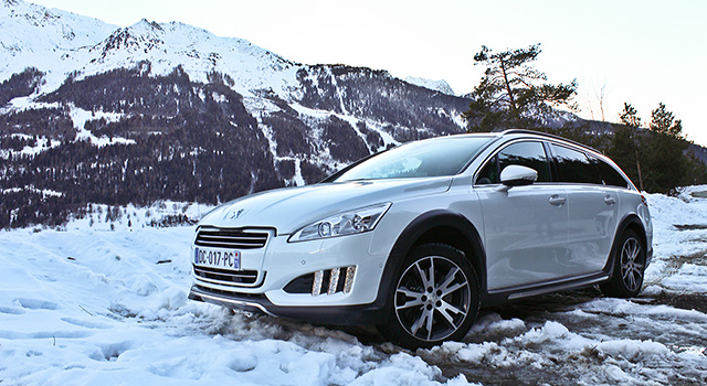 Essais Peugeot 508 RXH - Winter Experience 2014