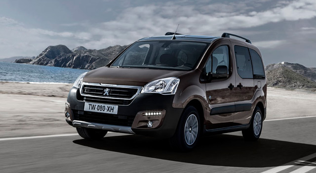 Accoudoir Central Pour Peugeot Partner Tepee - Avec Rangement Et Ports USB, Cuir Noir, Installation Facile