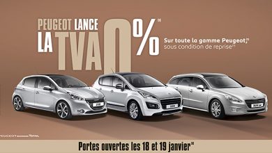 Photo of Promotion Peugeot : Opération « TVA à 0% »