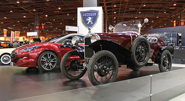 Peugeot au salon Rétromobile 2014