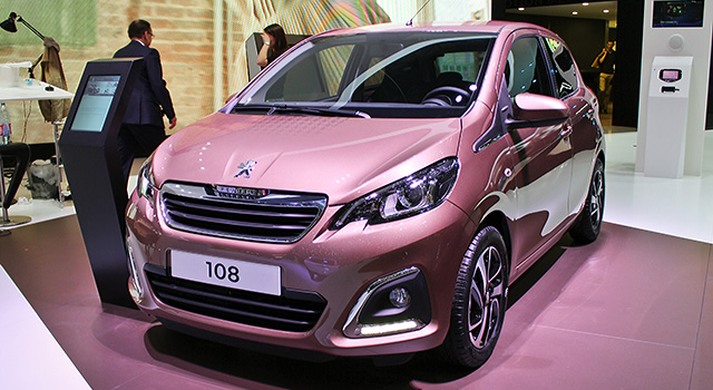 La Peugeot 108 au Salon de Genève 2014