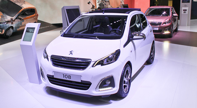La Peugeot 108 Top au Salon de Genève 2014