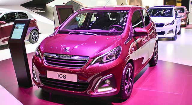La Peugeot 108 au Salon de Genève 2014