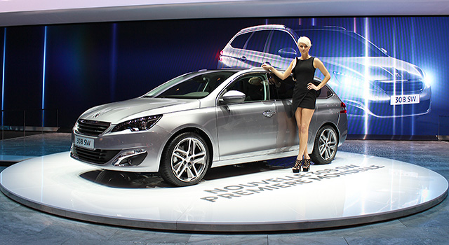 La Peugeot 308 SW au Salon de Genève 2014