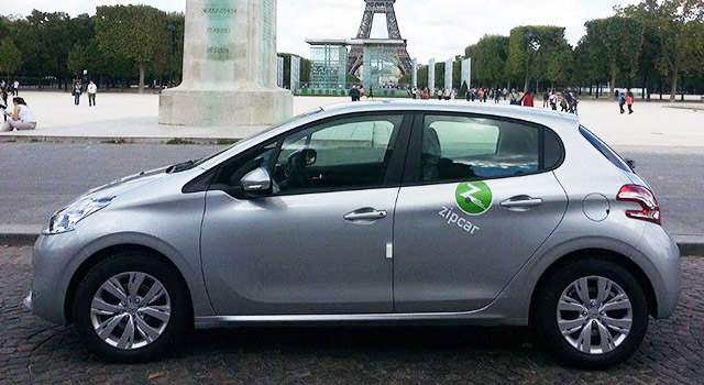 Location Peugeot Paris (Zipcar)