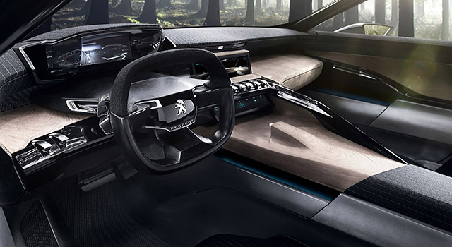 Intérieur Peugeot Exalt Concept Europe 2014