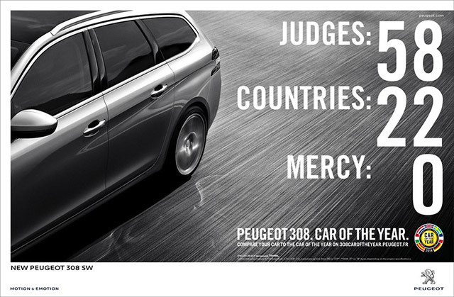 Publicité Peugeot 308 SW