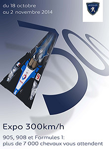 Nouvelle expo « 300 km/h » : plus de 7000 chevaux au Musée de l'Aventure Peugeot !