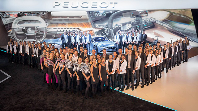 Hotesses Peugeot - Mondial de Paris 2014