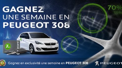 Photo of Gagnez une semaine en Peugeot 308 avec Zipcar !